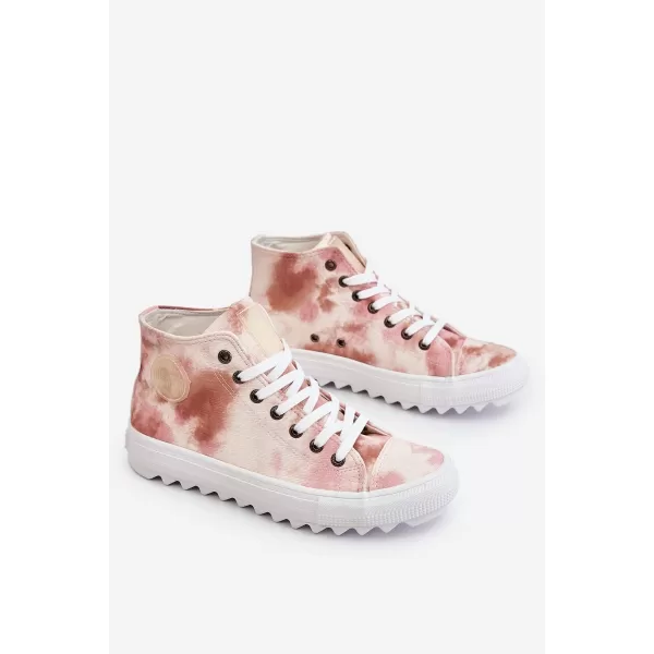  Дамски маратонки BIG STAR LL274048 BEIGE/NUDE Big Star Shoes 