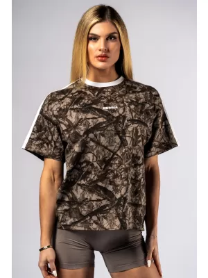Спокойна тениска POWER 894 LIGHT BROWN CAMO Nebbia