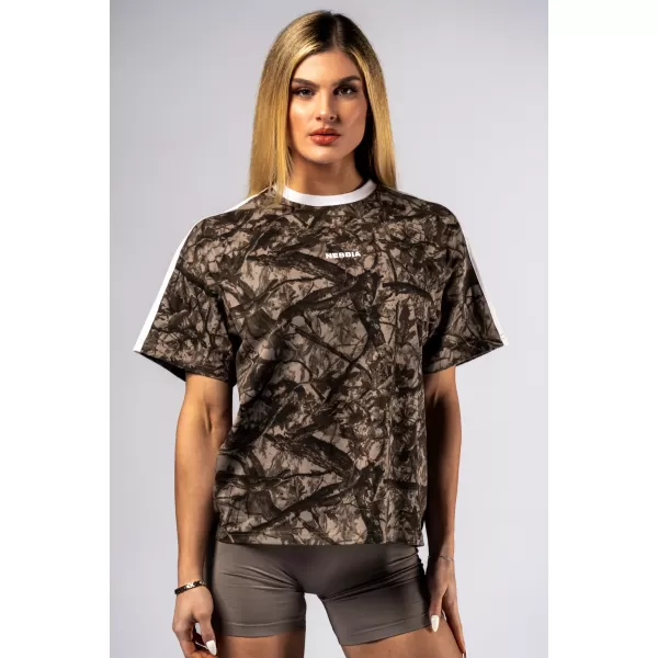  Спокойна тениска POWER 894 LIGHT BROWN CAMO Nebbia 