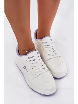 Дамски маратонки BIG STAR RR274A245 WHITE/PURPLE Big Star Shoes