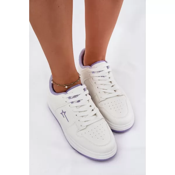  Дамски маратонки BIG STAR RR274A245 WHITE/PURPLE Big Star Shoes 