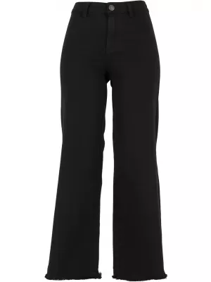 Дамски дънки URBAN CLASSICS TB7546 ЧЕРЕН