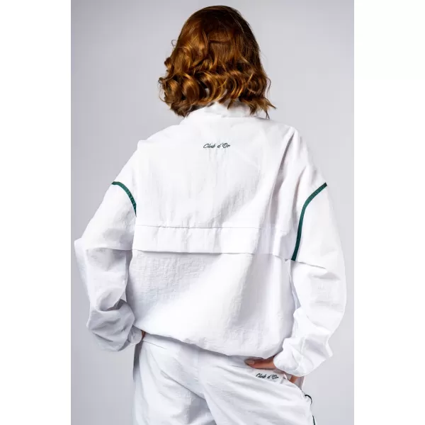  Суичър Clubhouse с половин цип CLUB DOR 644 WHITE Nebbia 