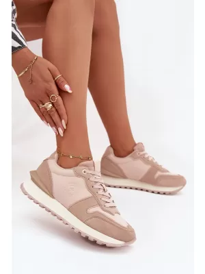 Дамски маратонки BIG STAR OO274521 BEIGE Big Star Shoes