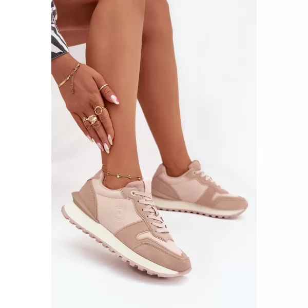  Дамски маратонки BIG STAR OO274521 BEIGE Big Star Shoes 