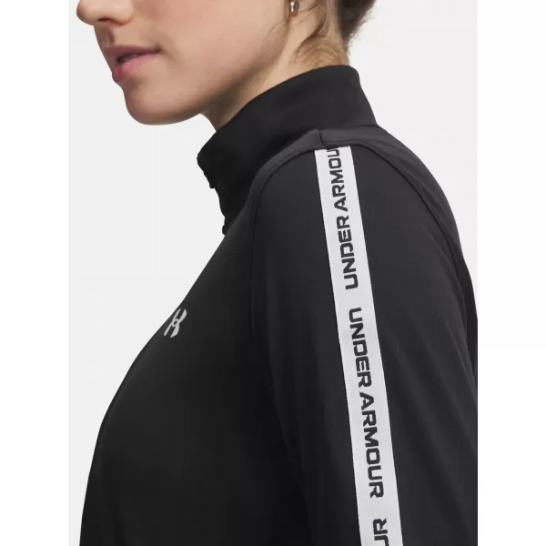  Дамски суичър UNDER ARMOUR UA TECH WM TAPE HALF ZIP 6005100-004 ЧЕРЕН 