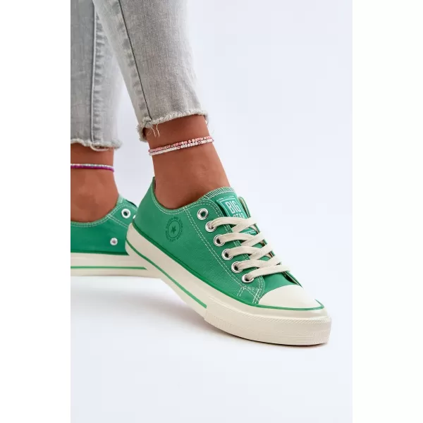  Дамски маратонки BIG STAR NN274240 GREEN Big Star Shoes 
