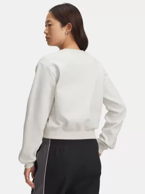 Дамски суичър UNDER ARMOUR UA ICON VIDA FLC CREW БЯЛО