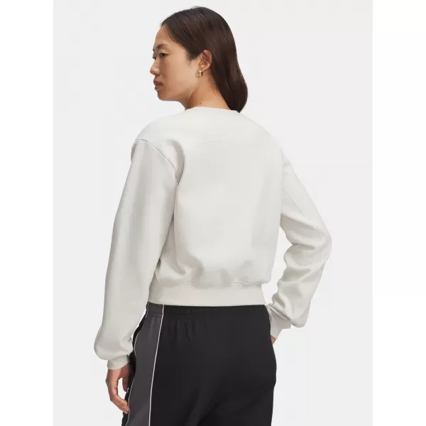  Дамски суичър UNDER ARMOUR UA ICON VIDA FLC CREW БЯЛО 