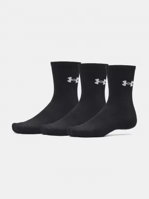 Чорапи UNDER ARMOUR PERFORMANCE COTTON 3P CRW 6009685-008 ЧЕРЕН