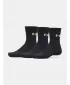 Чорапи UNDER ARMOUR PERFORMANCE COTTON 3P CRW 6009685-008 ЧЕРЕН