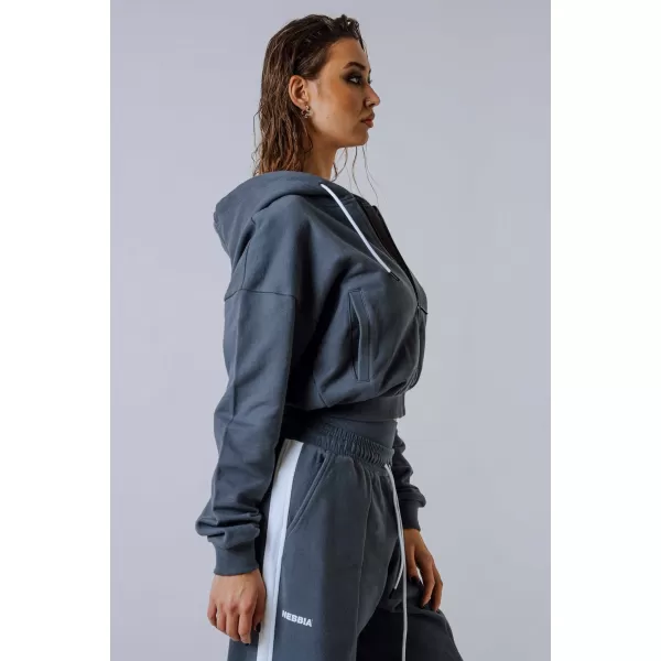  Суичър с цип POWER 895 GREY Nebbia 