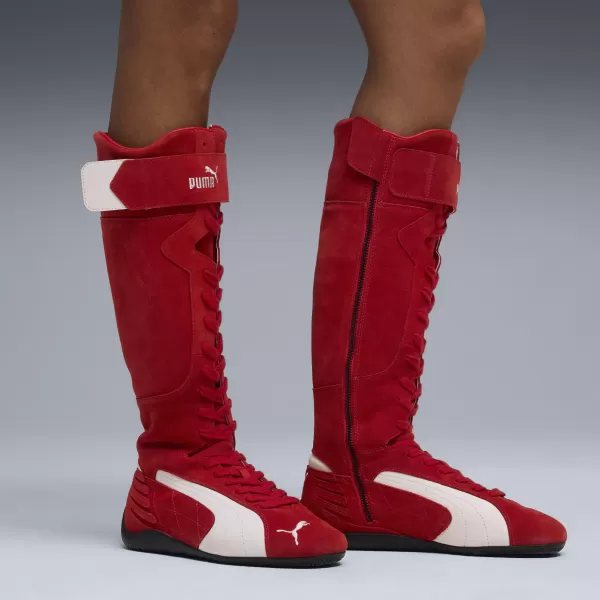  Дамски обувки PUMA SPEEDCAT BOOT WNS 403770-02 ЗА ВСИЧКИ ВРЕМЕНА ЧЕРВЕНО 