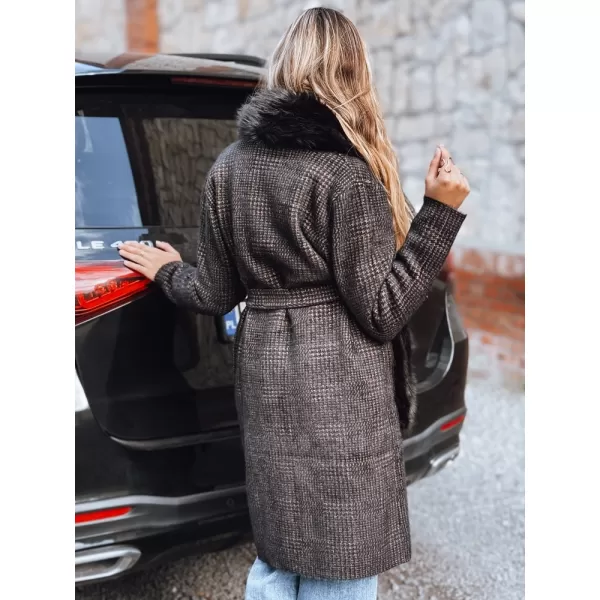  Дамско палто DSTREET TY5229 ЧЕРЕН 