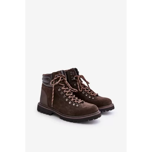  Мъжки обувки BIG STAR OO174644 BROWN/BEIGE Big Star Shoes 