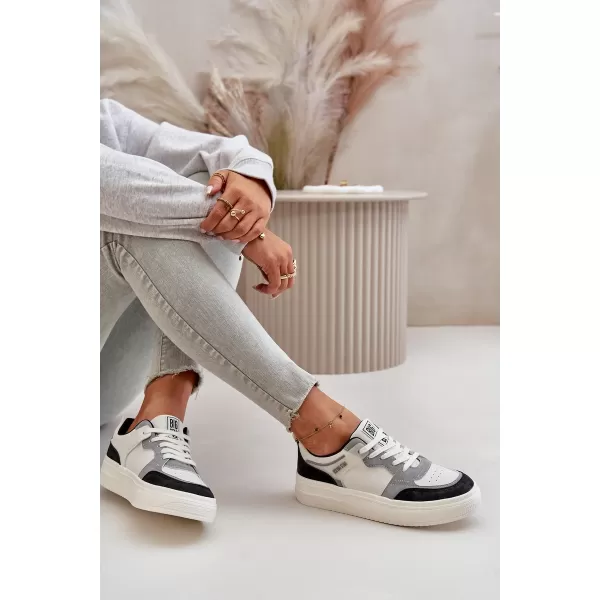  Дамски маратонки BIG STAR OO274028 WHITE Big Star Shoes 