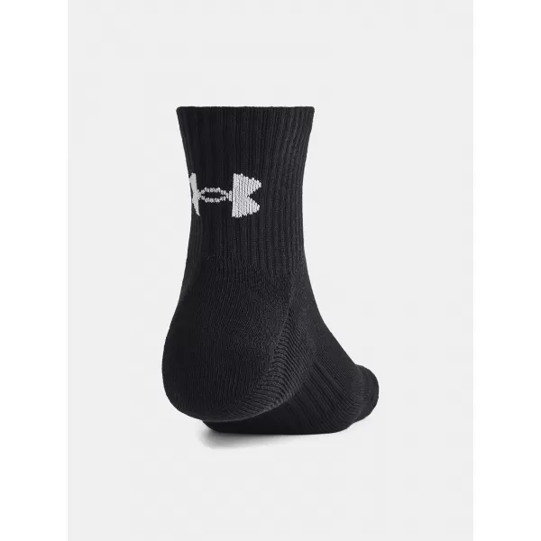  Чорапи UNDER ARMOUR UNISEX UA TC QTR (3 PÁRY) 1386372-001 ЧЕРЕН 