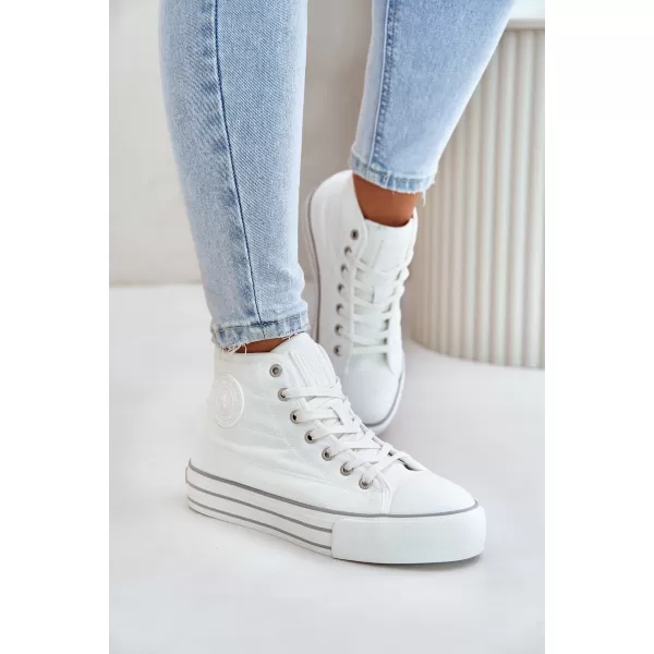  Дамски маратонки BIG STAR OO274A473 WHITE Big Star Shoes 