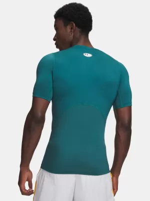 Мъжка тениска UNDER ARMOUR UA HG ARMOUR COMP SS ЗЕЛЕНО