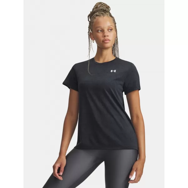  Дамска тениска UNDER ARMOUR TECH PIXELATE SSC 6012302-001 ЧЕРЕН 