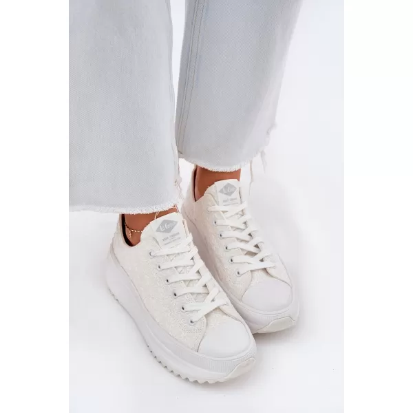  Дамски кецове LEE COOPER LCW-25-31-3465L ЧЕРЕН 