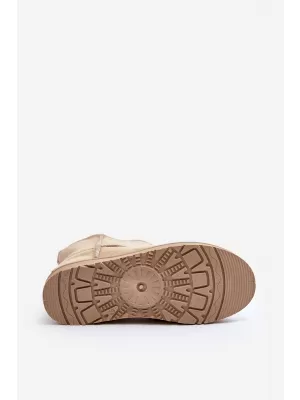 Дамски боти за сняг CROSS MM2R4023C BEIGE Cross Jeans