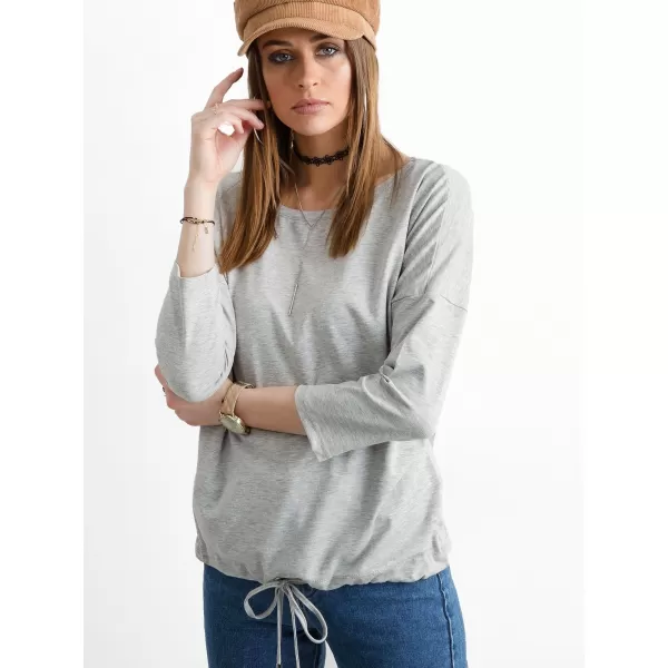  Дамска блуза BASIC FEEL GOOD RV-BZ-4691.42P СИВО 