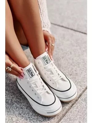 Дамски маратонки BIG STAR OO274061 WHITE Big Star Shoes