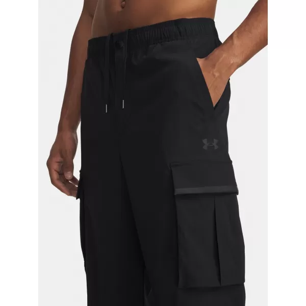  Мъжки спортен панталон UNDER ARMOUR UNSTPBLE TXTR WOVEN CARGO 6003862-001 ЧЕРЕН 