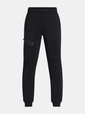 Спортни панталони за момчета UNDER ARMOUR UA B UNSTOPPABLE FLC JOGGER 1386689-001 ЧЕРЕН