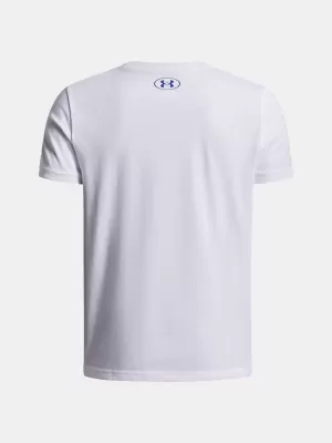 Момчешка тениска UNDER ARMOUR UA B BOXED SPORTS UPDATE SS 1388672-100 БЯЛО