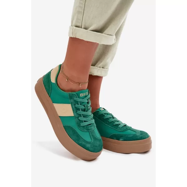  Дамски маратонки BIG STAR TT274163 GREEN Big Star Shoes 