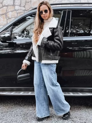 Дамско яке DSTREET TY5237 ЧЕРЕН