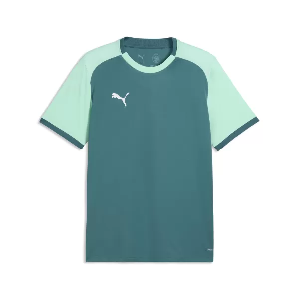  Мъжка функционална тениска PUMA TEAMLIGA26 MATCHDAY JERSEY 706544_43 EMERALD ICE/ СМАРАГДОВ ЛЕД/ПУМА БЯЛО 