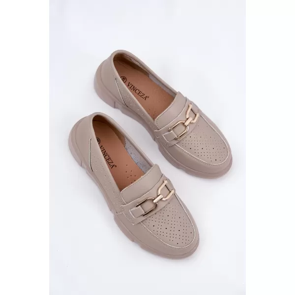  Дамски мокасини VINCEZA 88007 БЕЖОВО 