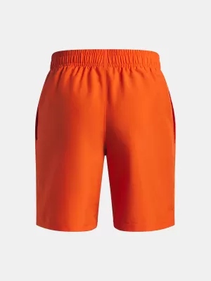 Къси панталонки за момчета UNDER ARMOUR UA TECH WOVEN WORDMARK SHORT 1383341-844 ОРАНЖЕВО