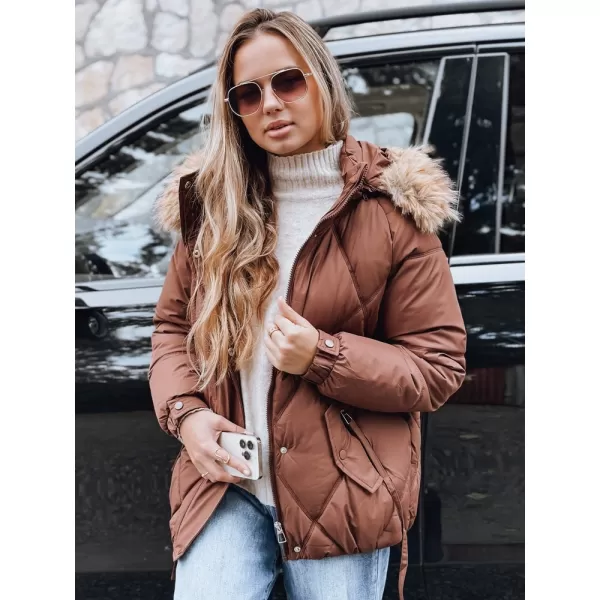  Дамско яке DSTREET TY5231 КАФЯВО 