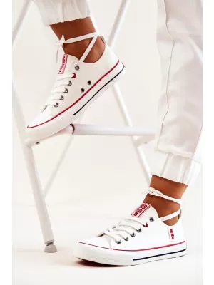 Дамски маратонки BIG STAR JJ274123 WHITE Big Star Shoes