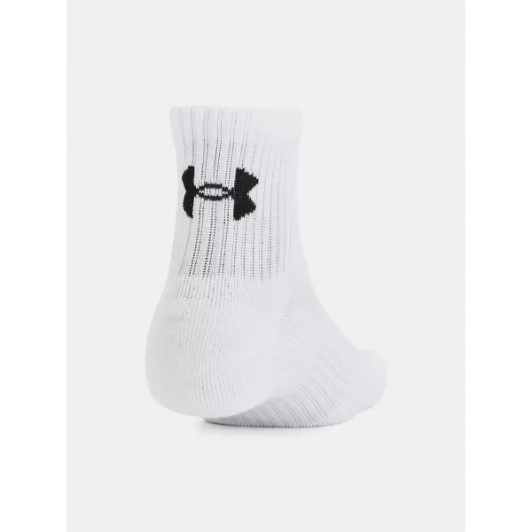  Чорапи UNDER ARMOUR UNISEX UA TC QTR (3 PÁRY) 1386372-100 БЯЛО 