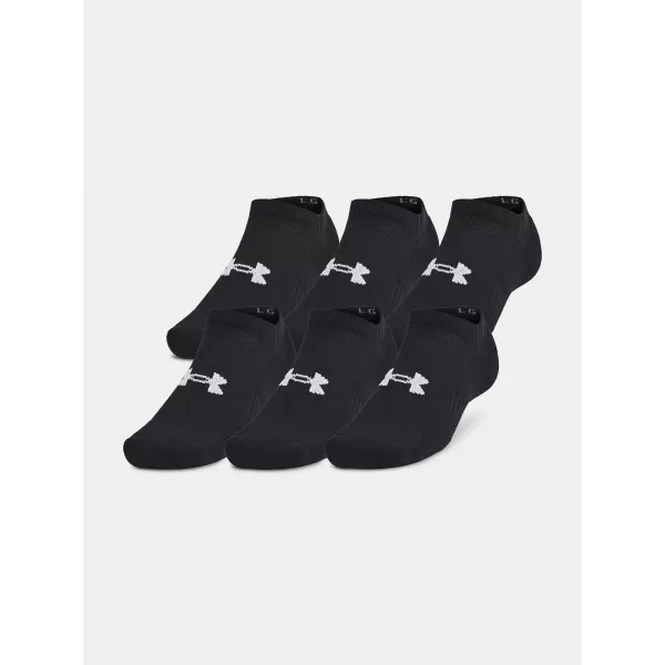  Чорапи UNDER ARMOUR UNISEX UA TC NO SHOW (3 PÁRY) 1386313-001 ЧЕРЕН 