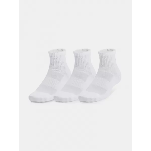  Чорапи UNDER ARMOUR UNISEX UA TC QTR (3 PÁRY) 1386372-100 БЯЛО 