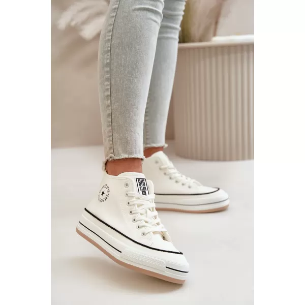  Дамски маратонки BIG STAR OO274061 WHITE Big Star Shoes 