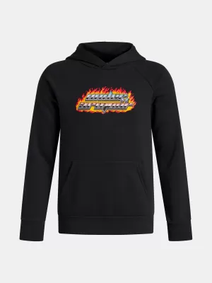 Суичър за момче UNDER ARMOUR UA RIVAL FLC FLAMIN WDMRK HD 6003781-001 ЧЕРЕН