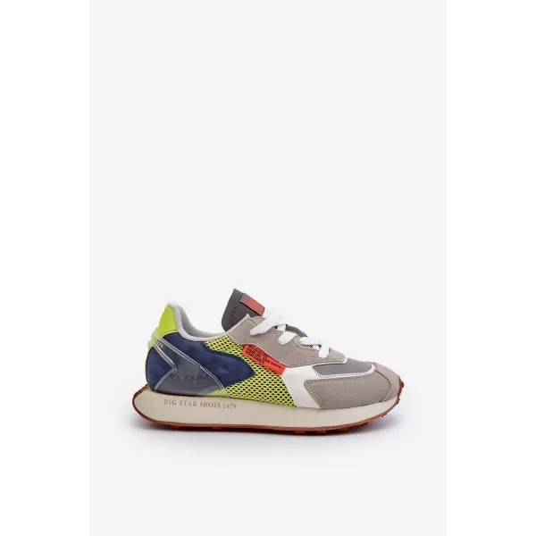 Мъжки маратонки BIG STAR NN174344 GREY Big Star Shoes 