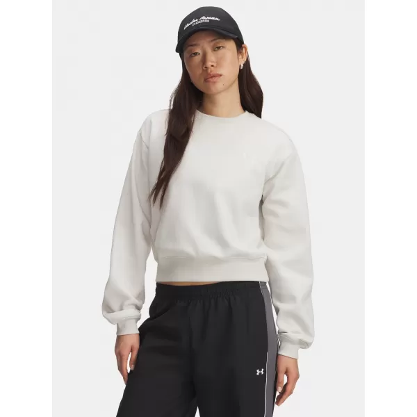 Дамски суичър UNDER ARMOUR UA ICON VIDA FLC CREW БЯЛО 