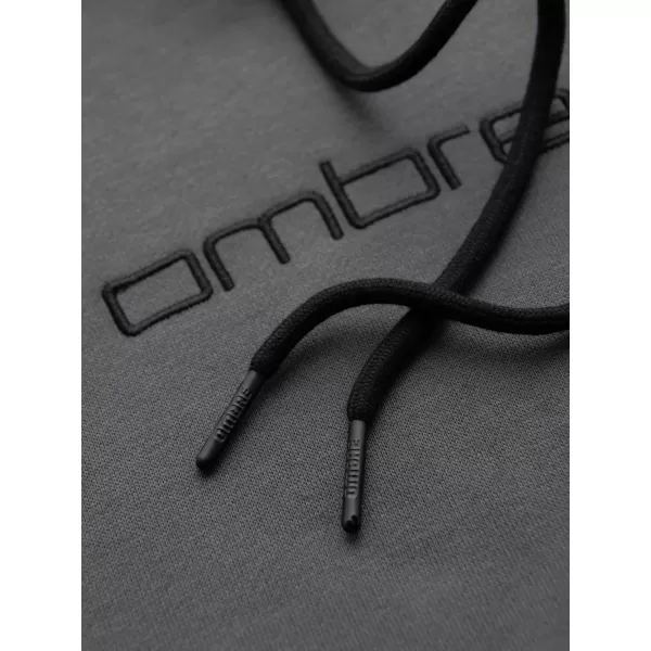  Мъжки суичър OMBRE OM-SSNZ-0241 ГРАФИТ 