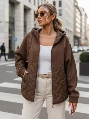 Дамско яке DSTREET TY5593 КАФЯВО