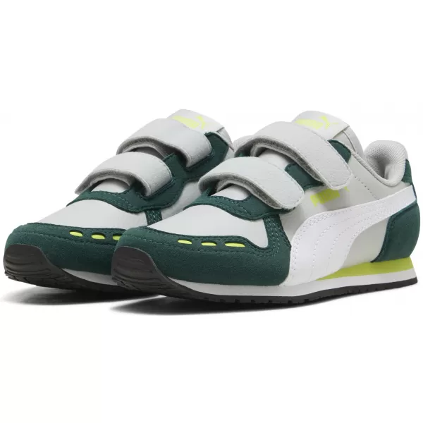  Детски обувки PUMA CABANA RACER SL 20 V PS 383730-19 СВЕТЛО СИВО/БЯЛО/ТЪМНО МИРТА 