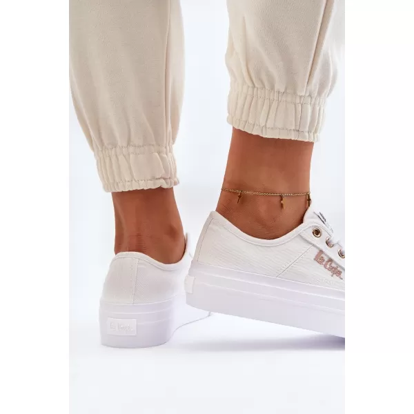  Дамски кецове LEE COOPER LCW-24-31-2725 БЯЛО 