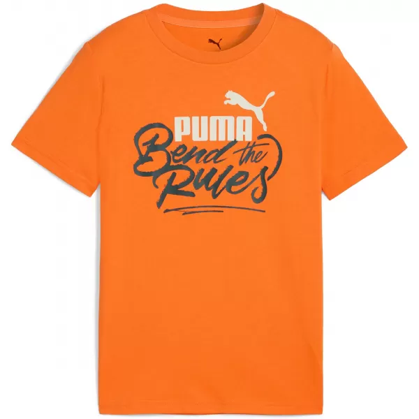  Детска тениска PUMA MID90S GRAPHIC TEE III 688472-26 ОРАНЖЕВ БЛЯСЪК 